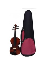 Resim Le Mans Vb-330 Mat Cila Ful Abanoz Aksamlı-4/4 Tam Boy Keman Seti 