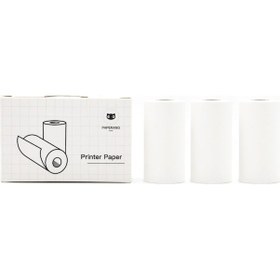 Resim Neevoyu Paperang P1/p2/p2s Uyumlu 57x30mm 10 Yıllık Dayanıklı Isı Kağıdı - 3 Adet Set Net Baskı, Toz Koruma Diğer 