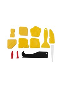 Resim 12 Adet Kalafat Araç Kiti Silikon Mastik Bitirme Aracı Harç Kazıyıcı Kalafat Sökücü Ve Kalafat Memesi Ve Kalafat Kapakları 