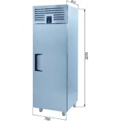 Resim Galleyz Dik Tip Buzdolabı - 1 Kapılı - 70X87XX210 cm 