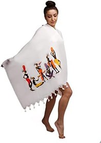 Resim Ankaflex Plaj Havlusu Peştemal Deniz Hamam Banyo Şezlong Havlu Örtü Peştamal (Otantik) 