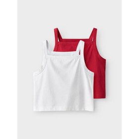 Resim Name It Nkfvilina 2'li Kız Çocuk Askılı Crop Bluz 13228200 (13228200) 
