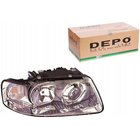 Resim Ön Sağ Far Lambası Halojen Audı A3 2001 2002 2003 Model Depo 