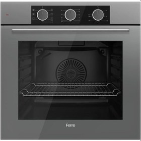 Resim Ferre Flowart Basıc Serisi XE62CPR - CS208 - D065 Gri Ankastre Set 