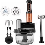 Resim Karaca 50 Hz / 60 Hz Hepsi Bir Arada Premium Cam Mutfak Robotu Uzun Blender Ayaklı 6 Bıçaklı 2500 W Black 