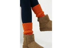 Resim Uncia Outdoors Premium Kışlık Kalın Örgü Triko Tozluk Çorap %100 Akrilik Leg Warmer Ayak Isıtıcı 