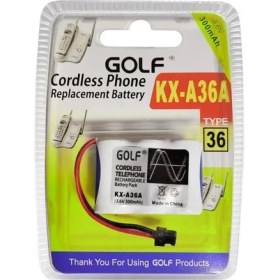 Resim KX-A36A Nı-Cd Kısa Açık 3.6 Volt 300MAH Telsiz Telefon Pili 