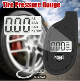 Resim Lastik Basınç Ölçer & Anahtarlık Tire Pressure Gauge &key Chain 