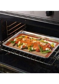Resim Yanmaz Ve Yapışmaz Slikon Pişirme Matı Yıkanabilir Pişirme Kağıdı 40-30 Cm Fırın Tepsi Matı 
