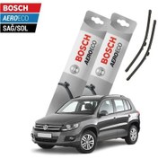 Resim Bosch , Volkswagen Tiguan 2010 Model Bosch Aeroeco Muz Silecek Takımı 