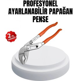 Resim Marsilyan Ayarlanabilir Kurbağacık Pense Boru Anahtarı Çelik Malzeme 