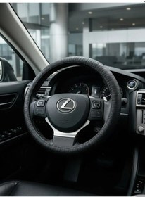 Resim Tolıman Direksiyon Kaplaması Doğal Deri %100 208271802 Siyah 