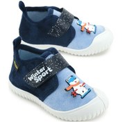 Resim Gezer Erkek Çocuk Kışlık Pvc Rahat Taban Tek Cırt Cırtlı Ayarlanabilir Kemer Ev Okul Kreş Panduf Aya Mavi 