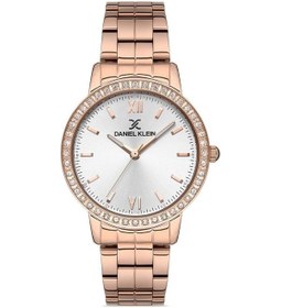 Resim Daniel Klein Rose Gold Çelik Bilezik Taşlı Kadın Kol Saati nk1634 