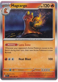 Resim Magcargo 029/162 - Temporal Forces - Pokemon Kartı Mint 