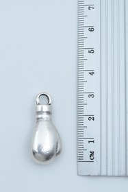 Resim Bu Farklı Gücü Temsil Eden Boks Eldiven Kolye Deri İp Detaylı Gümüş Kaplama Unisex 