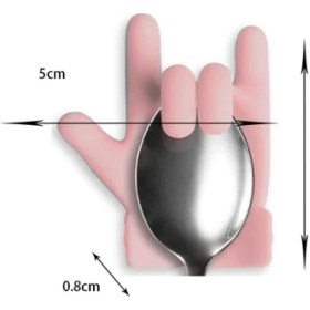 Resim 2'li Silikon Tutucu Çay ve Kahve Aksesuar Seti 