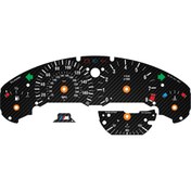 Resim Bmw 3 Serisi E36 (1991-1998) Bmw E36 M3 280 Kmh 160 Mph Karbon Desenli Siyah Gösterge Zemin Kağıdı 