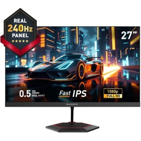 Resim Gamebooster GB-27F240FF 27" 240Hz Fast IPS 0.5ms Mprt Fhd 1xhdmı+1xdp Rgb Flat Gaming Monitör 