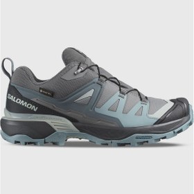 Resim Salomon X Ultra 360 Gtx Gri- Turkuaz Kadın Outdoor Ayakkabı 474493 Gri - Turkuaz 