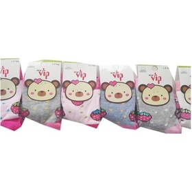 Resim Hepsine Rakip Lababy Renkli Desenli Kız Bebek Soket Çorap 6 Lı Paket Çok Renkli 