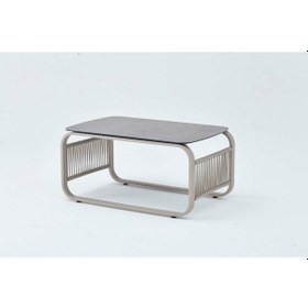 Resim Venedik Seramik Sehpa - Kum Rengi Kum Beji 