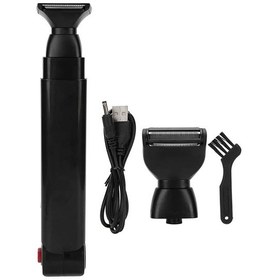 Resim Uzun Saplı Su Geçirmez Erkek Sırt Tıraş Makinesi Usb Şarj Diğer 
