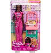 Resim Barbie Kariyer Bebeği Bebek Doktoru Jcr73 