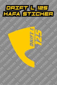 Resim TRİDERS Mondial Drift L 125 Kafa Sticker Etiket 