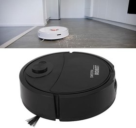 Resim Robotlu Süpürge Balck Akıllı Süpürme Robotu 3 in 1 Güçlü Emiş Döner Tekerlek Sert Zemin Için Mini Paspas Vakum 