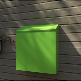 Resim Aypars Atölye Modern Duvar Tipi Metal Posta Kutusu – Suya Dayanıklı Dış Mekan Mektup Kutusu, Dekoratif Mailbox 