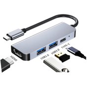 Resim Usb Type C To 4k 30hz Hdmi Kablosu Usb3 0 Usb2 0 Pd 87w Çevirici Dönüştürücü Kablo 