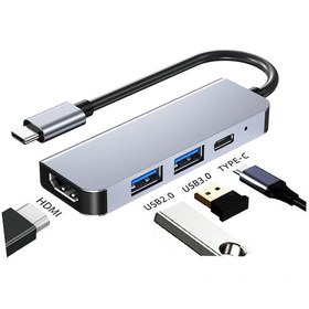 Resim Usb Type C To 4k 30hz Hdmi Kablosu Usb3 0 Usb2 0 Pd 87w Çevirici Dönüştürücü Kablo 