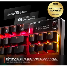 Resim Steelserıes Apex Pro Tkl Gen 3 Mekanik Kablolu Gaming Q Klavye - Uk 