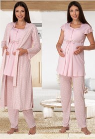 Resim Effortt 6014 Pembe Hamile Lohusa Set 