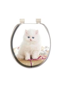 Resim Softy Classic Desenli Yumuşak Klozet Kapağı Beyaz 8691580104985 