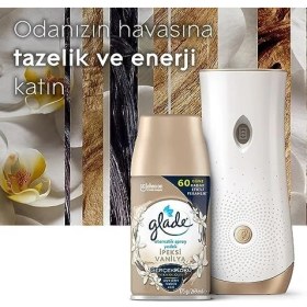 Resim Hype Store Glade Ipeksi Vanilya Yedek Otomatik Sprey 60 Gün Etkili (1 x 269 Ml) 
