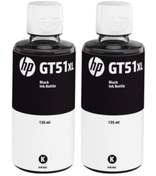 Resim HP Gt51xl Ink Tank Ikili Siyah Kartuş Dolum Mürekkep Seti Gt51xl-gt5812-09a-bk-2li 