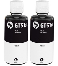 Resim HP Gt51xl Ink Tank Ikili Siyah Kartuş Dolum Mürekkep Seti Gt51xl-gt5812-09a-bk-2li 