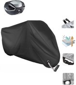 Resim Autorez Kuba Pikap 200 Max SİYAH Motor Branda Arka Çanta Uyumlu -KİLİT UYUMLU 