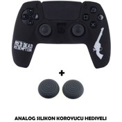 Resim Ps5 Dualsense Red Dead Redemption Desenli Koruyucu Silikon Kılıf + Analog Silikon Koruyucu Rdr Model-3 