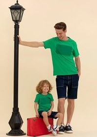 Resim Bisiklet Yaka Erkek T-shirt 