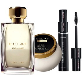 Resim Oriflame Eclat Femme Edt 50 ml Kadın Parfüm + Vücut Losyonu + Maskara Paketi ELİTKOZMETİK 46062-47018-42780 