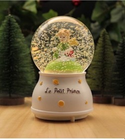 Resim Küçük Prens Işıklı ve Müzikli Kar Küresi Büyük Boy 