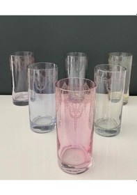 Resim Decorium Meşrubat Bardağı 6 Renkli Prç Elenor M00408 