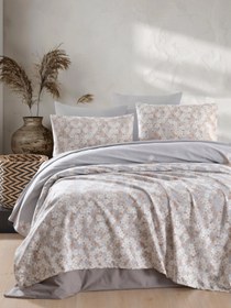 Resim Doğal Pike Baskılı Çift Kişilik Piti Yaprak Rose - 029956 