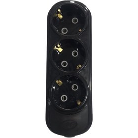 Resim Ars 3 LU GRUP PRIZ KABLOSUZ SIYAH 