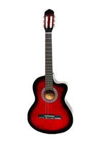 Resim Cg-3901rd Klasik Gitar 4/4 Sap Ayarlı Kesik Kasa Full Set 