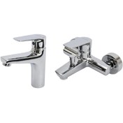 Resim Creavit Liva Ikili Lavabo Ve Banyo Bataryası Seti Lv1500+lv2500 