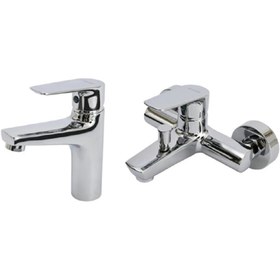 Resim Creavit Liva Ikili Lavabo Ve Banyo Bataryası Seti Lv1500+lv2500 